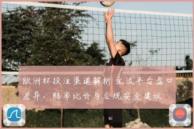 欧洲杯投注渠道解析 主流平台盘口差异、赔率比价与合规安全建议